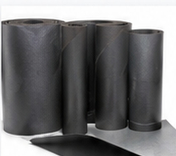 Graphite rolls and sheets